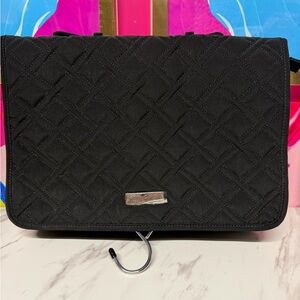 Vera Bradley Elegant Black Quilted Hanging Bag